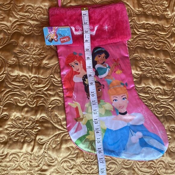 DISNEY PRINCESS Pink Christmas Stocking - Picture 6 of 7